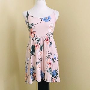 🌵 IJoah Pink Floral Babydoll Dress